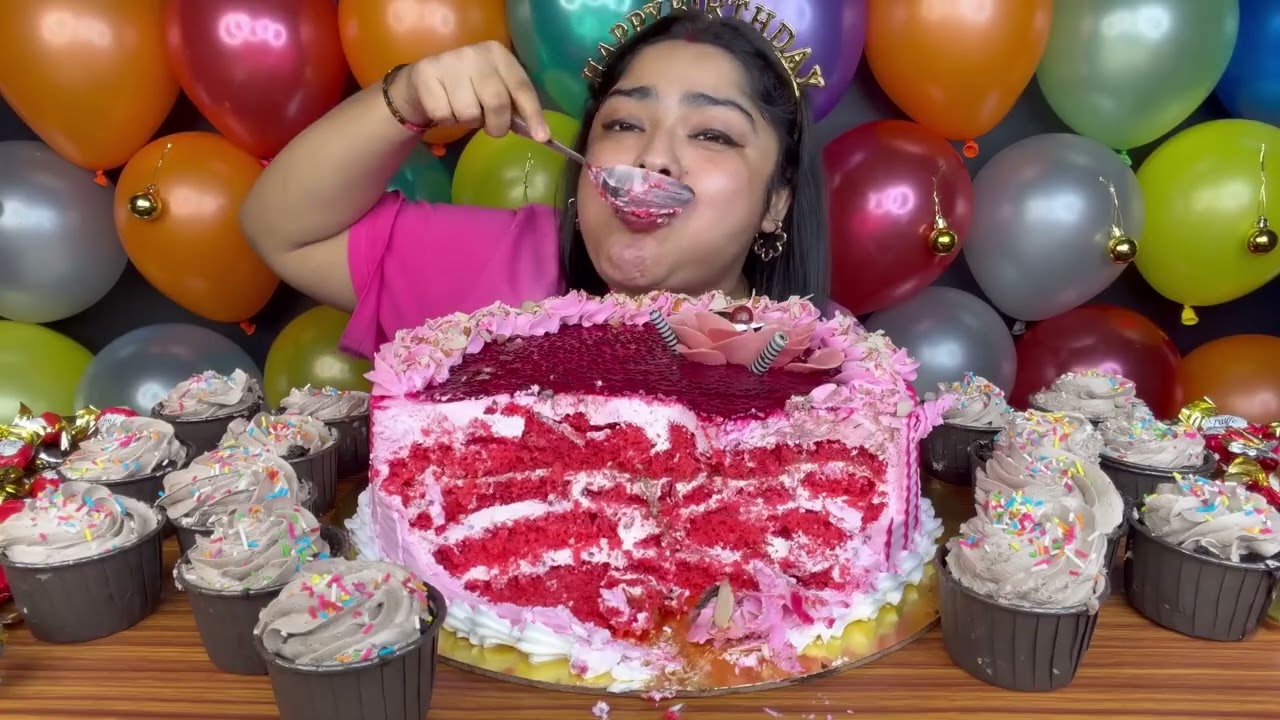 MUKBANGERS EATING MATILDA SIZED CAKES