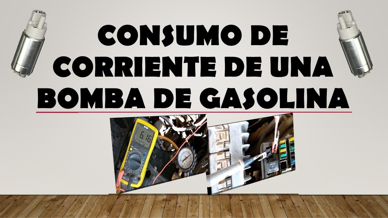 Consumo de corriente de una bomba de gasolina