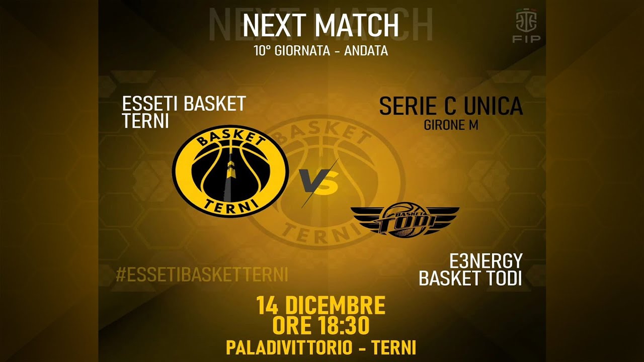 2025 12 14 Serie C unica girone M    ESSETI Terni Basket vs E3NERGY Basket Todi