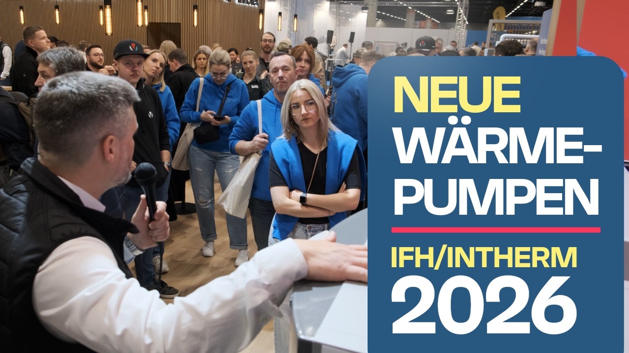 IFH/Intherm 2026 - W&auml;rmepumpen NEUHEITEN 2026 mit R290, innen aufgestellt & mehr von alpha innotec