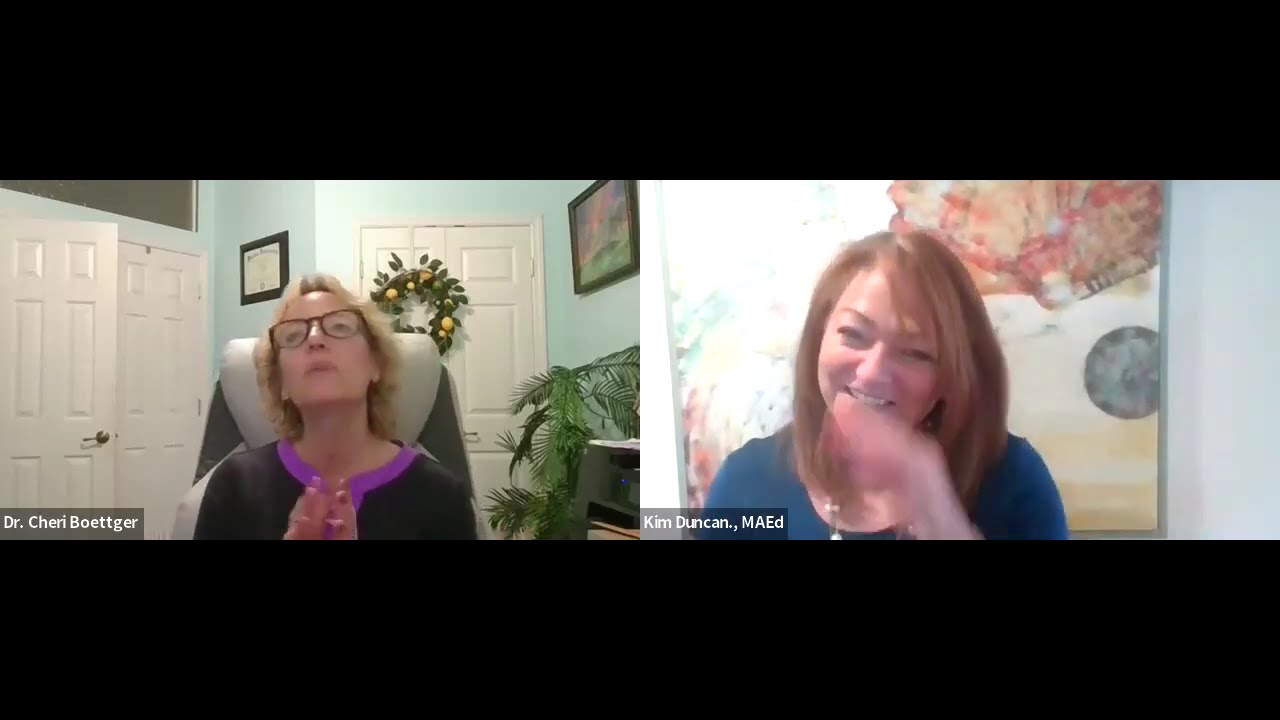 Kim and Dr. Cheri Share a Squirrel Moment