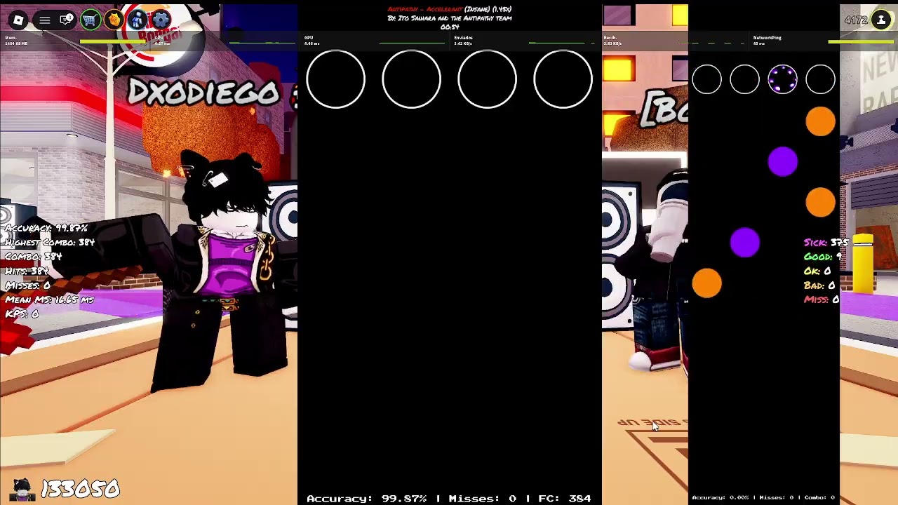 FNF español roblox Accelerant Antipathy (1.45x) FC (99.84%)