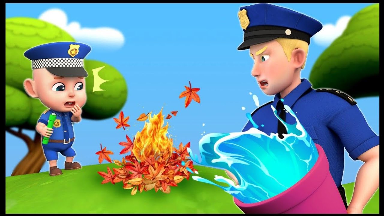 These are not Toys | Police Cartoon | Play Safe | Nursery Rhymes & Kids Song