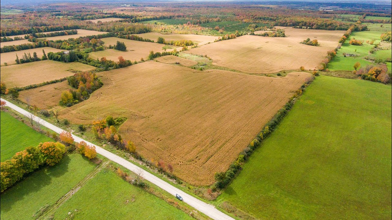 Meaford, Ontario - 100 Acres - Real Estate Drone Video
