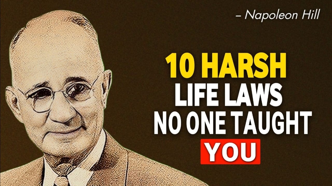 10 Harsh Life Laws NO ONE Taught You Napoleon Hill Success Secrets #napoleonhill