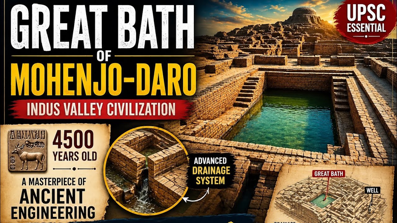 The Great Bath of Mohenjo-Daro | This is what it looked like 😱| Explained with videos 👉👉😱😱