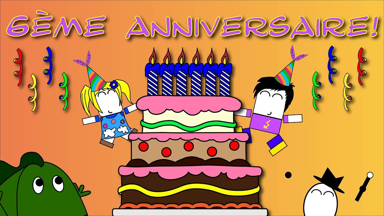 6&egrave;me anniversaire!