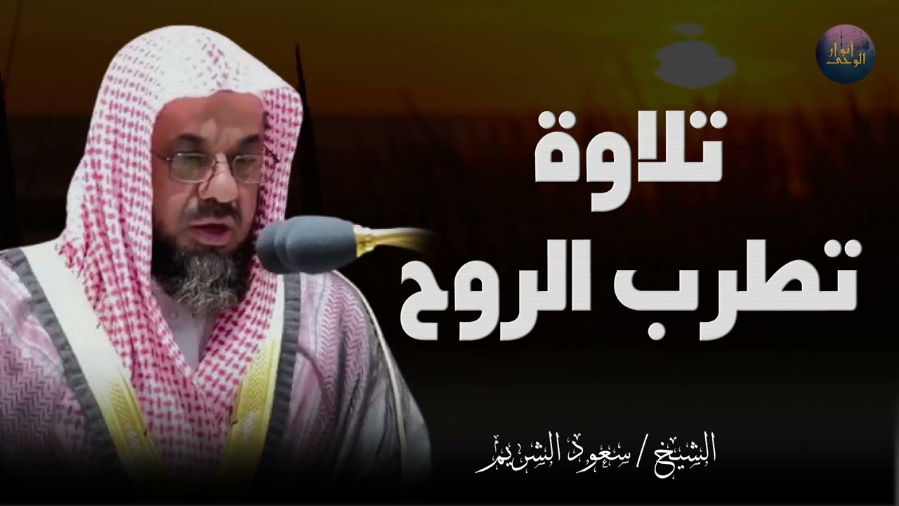 لحظات من الراحة النفسية مع تلاوة قصيرة من آيات القرآن الكريم تذهب الحزن الشيخ سعود الشريم