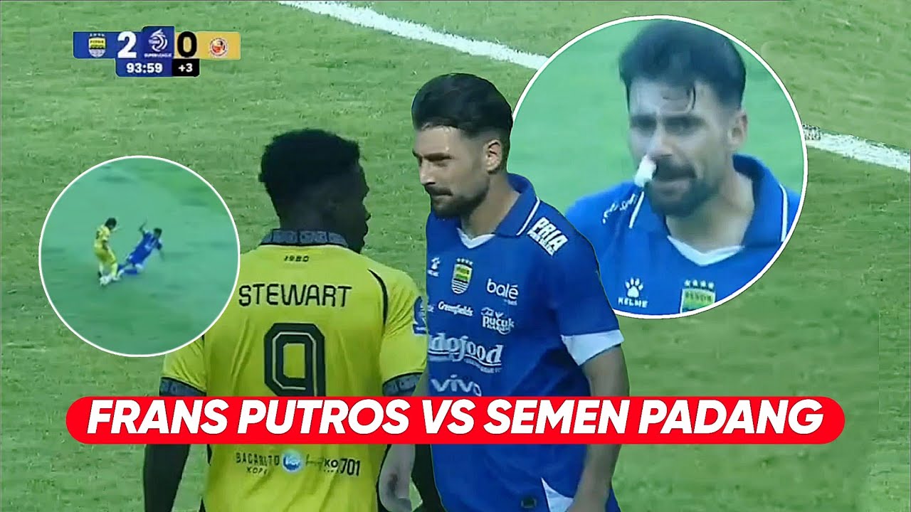 DIAM DIAM MEMATIKAN❗AKSI GILA FRANS PUTROS DILAGA PERSIB BANDUNG VS SEMEN PADANG FC BRI SUPER LEAGUE