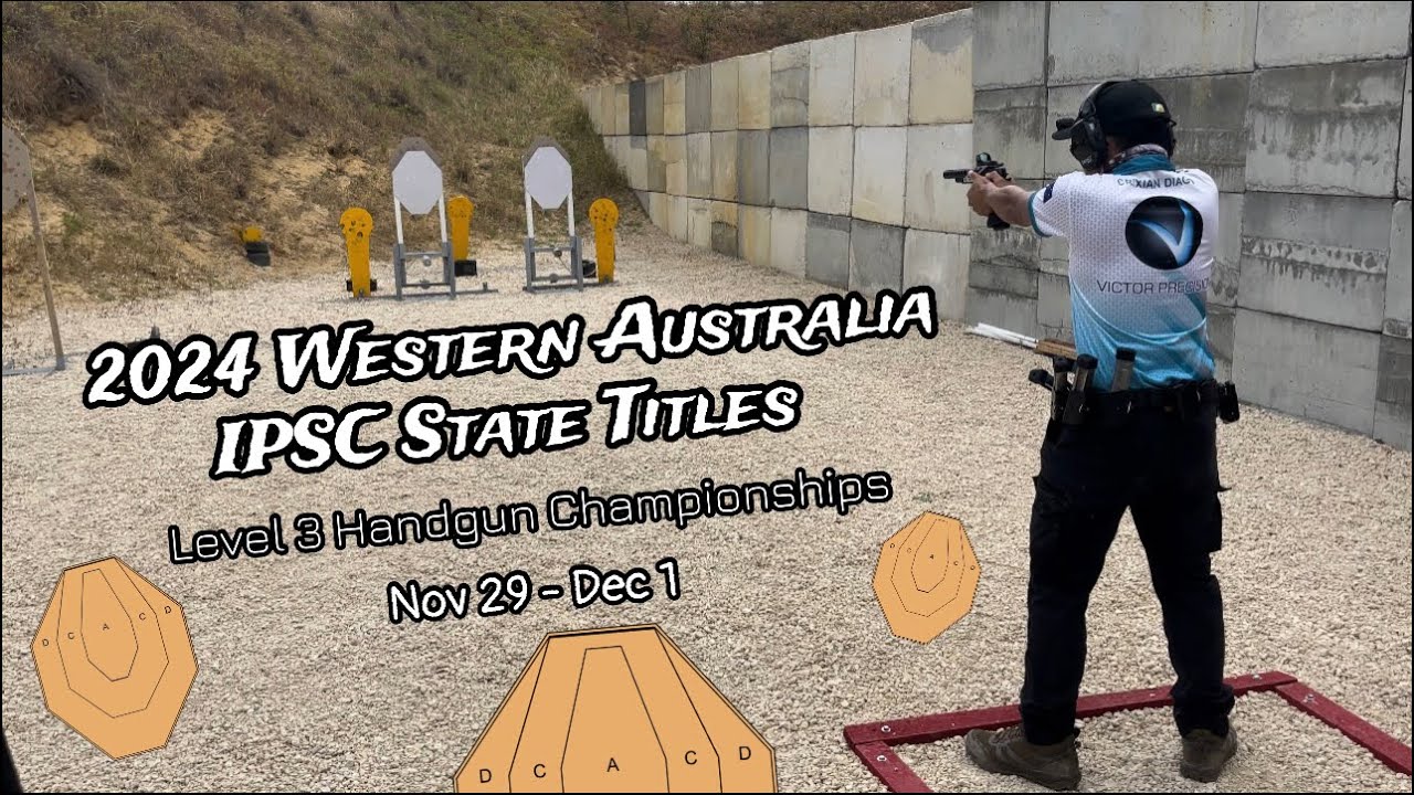 2024 Western Australia IPSC Handgun State Titles | Open Division | Overall Champion | Crixian Diago