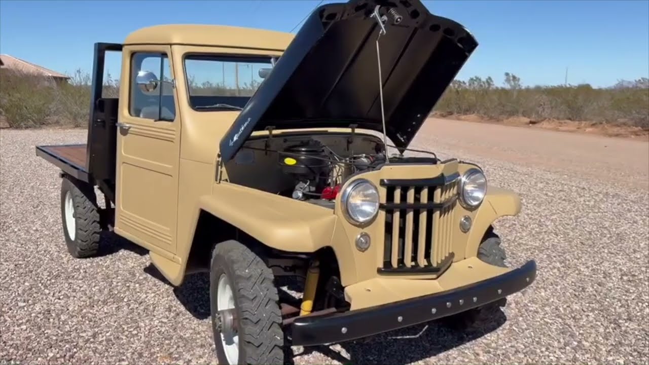 1956 WILLYS FLATBED 4x4 - accauctions.com