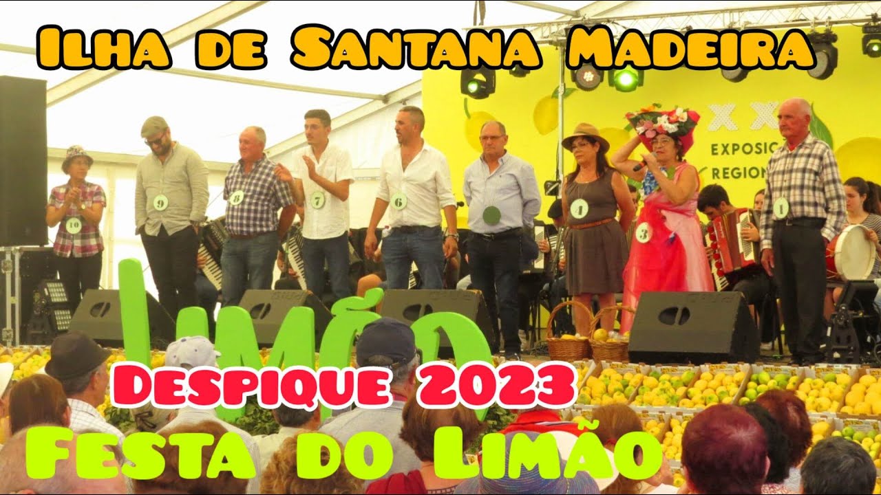 Despique 2023 Festa do Limão Ilha Santana Madeira Island Portugal
