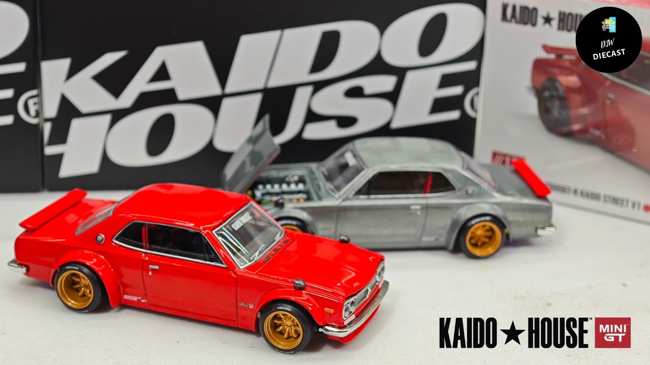 Nissan Skyline 2000 GT-R KPGC10 Hakosuka Kaido Works V1 by Kaido House Mini GT | UNBOXING and REVIEW