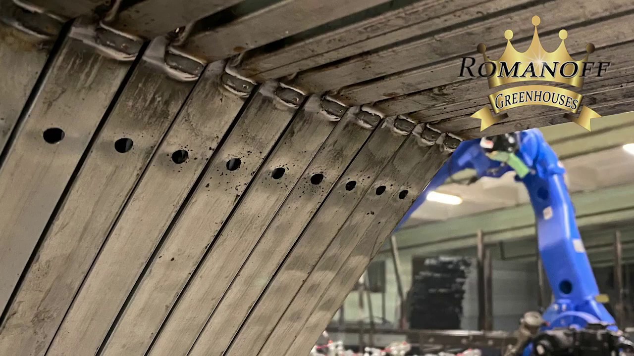 Роботизированная сварка теплиц | Robotic arc welding of greenhouses