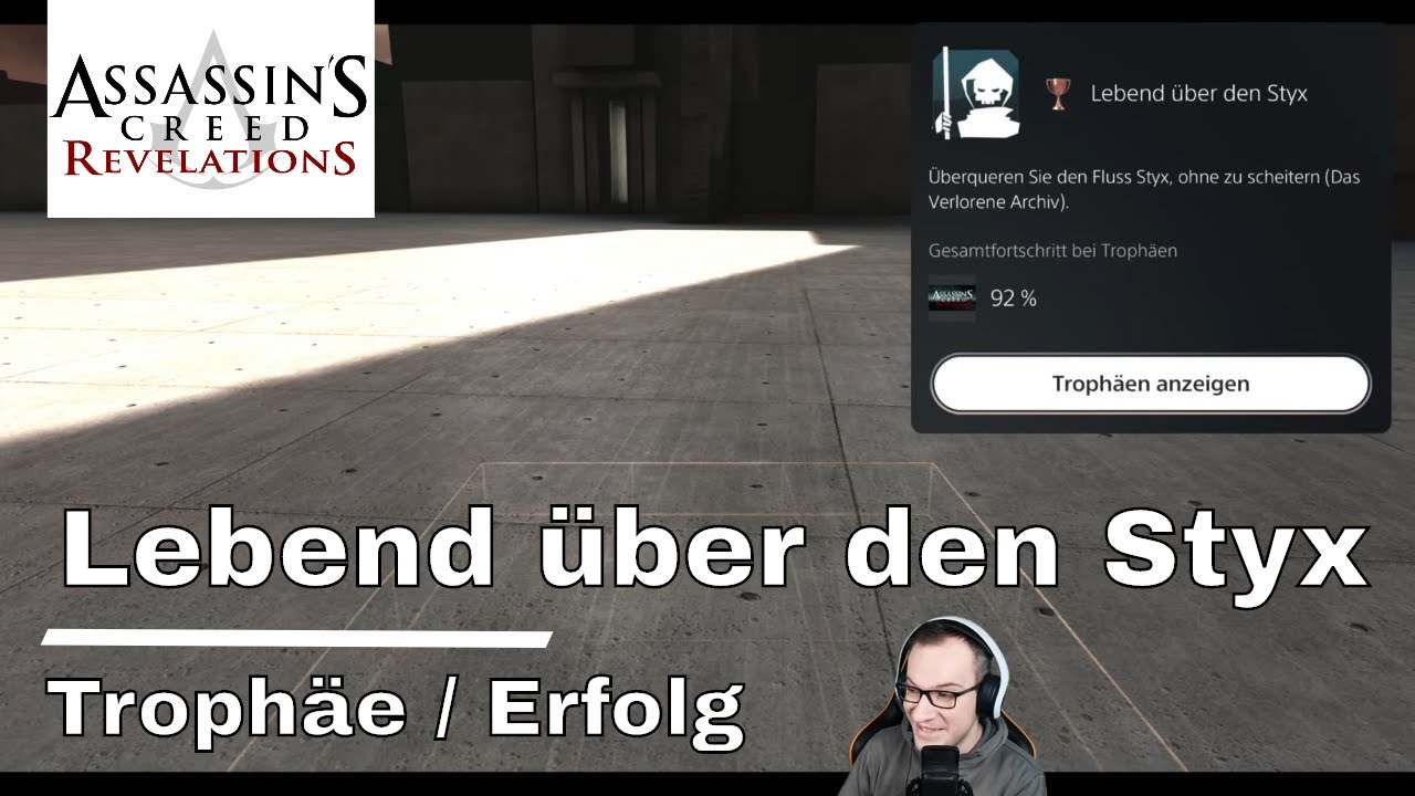 Assassin's Creed Revelations - Lebend über den Styx - Trophäe / Erfolg - Das verlorene Archiv