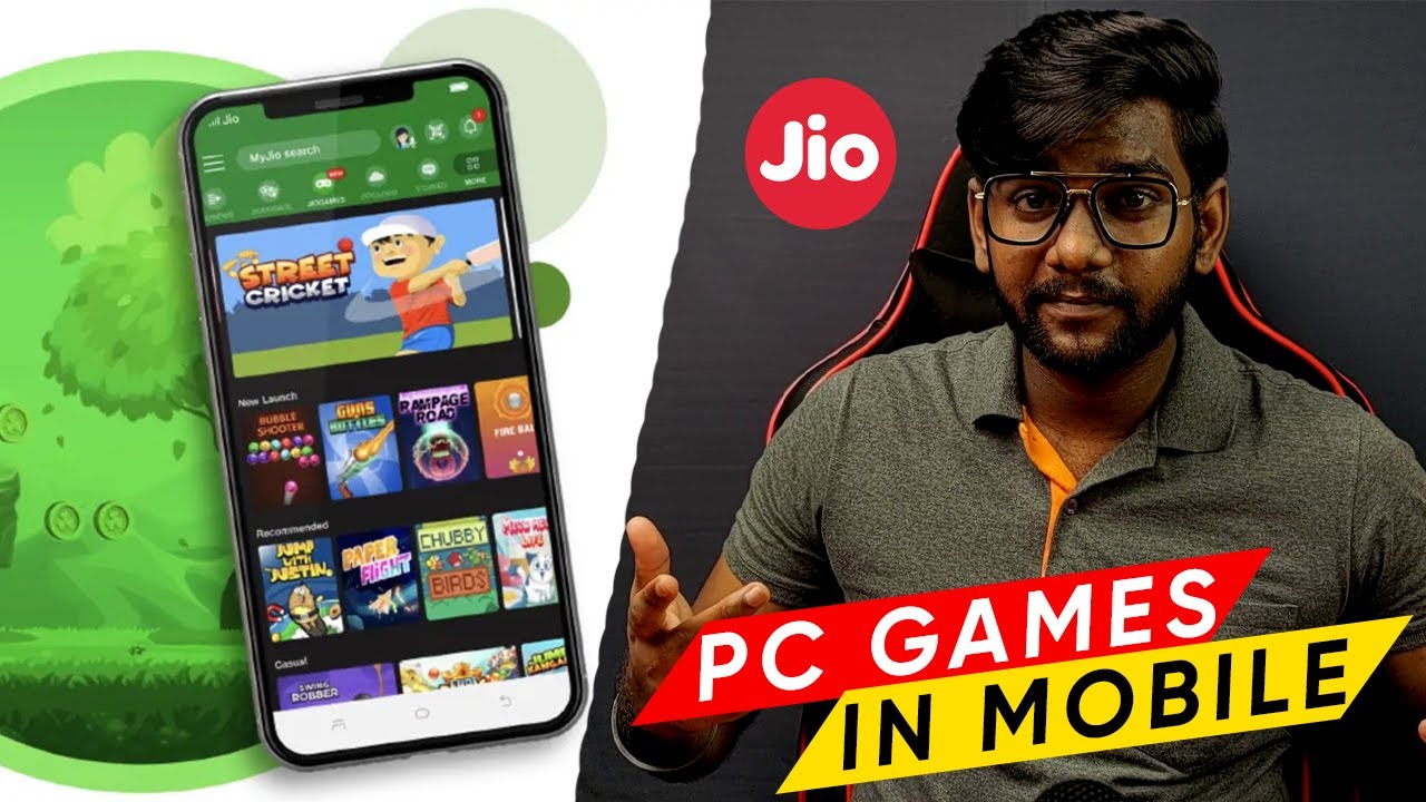 How To Play PC Games In Mobile For FREE | Jio Cloud Gaming | Rv Tech Tamil |