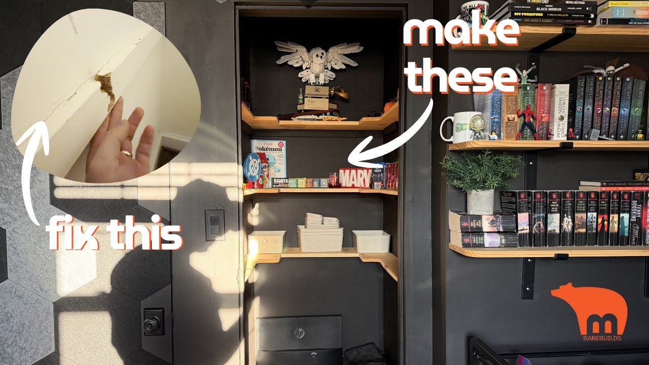 Fixing & installing cleats for easy DIY closet shelving