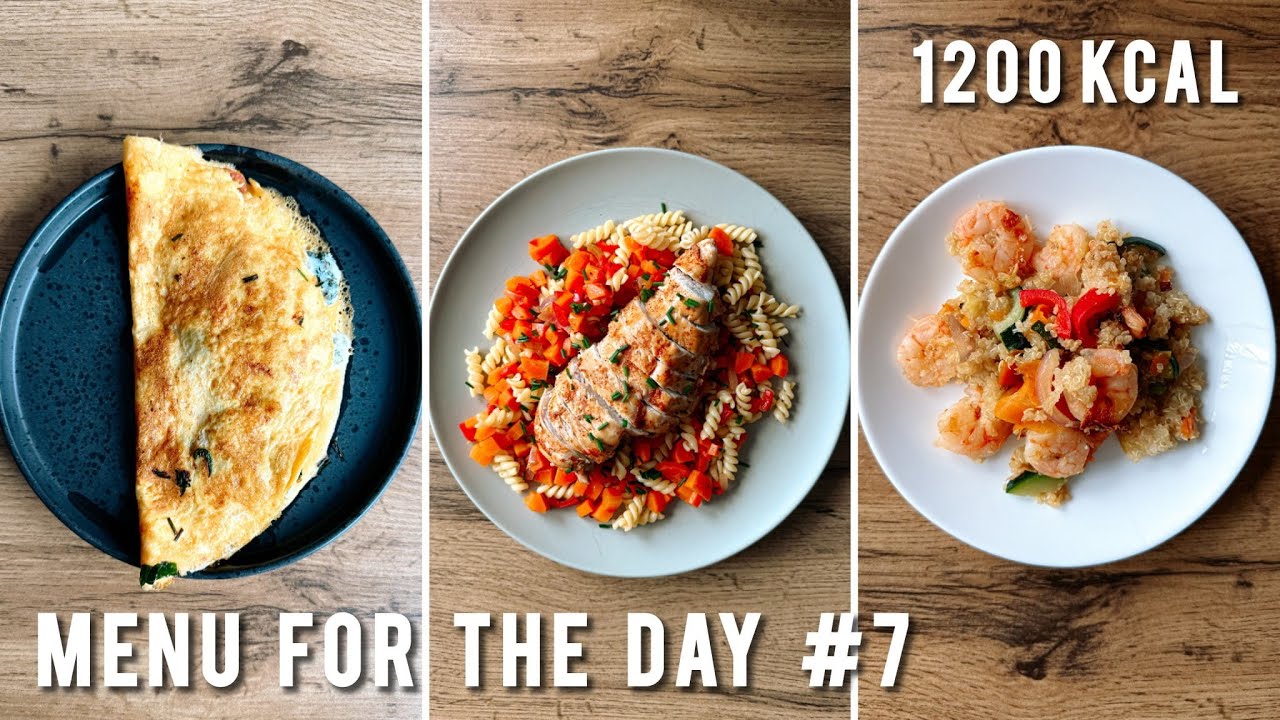 Perfect Weight Loss Menu | 1200 Calorie Breakfast, Lunch, and Dinner
