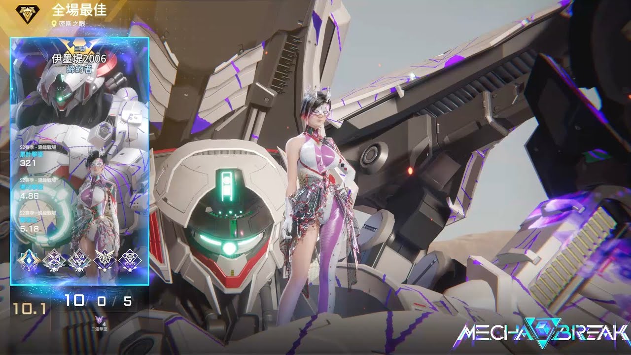 【Mecha BREAK解限機】巨闕/MVP/密斯之眼/10/0/5