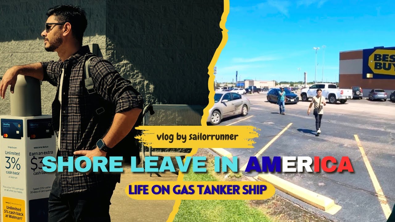 Ship se अमेरिका 🇺🇸 Ghoomne ka Mauka mila ?? 😳 Shore leave in Texas VLOG 🏃‍♂️