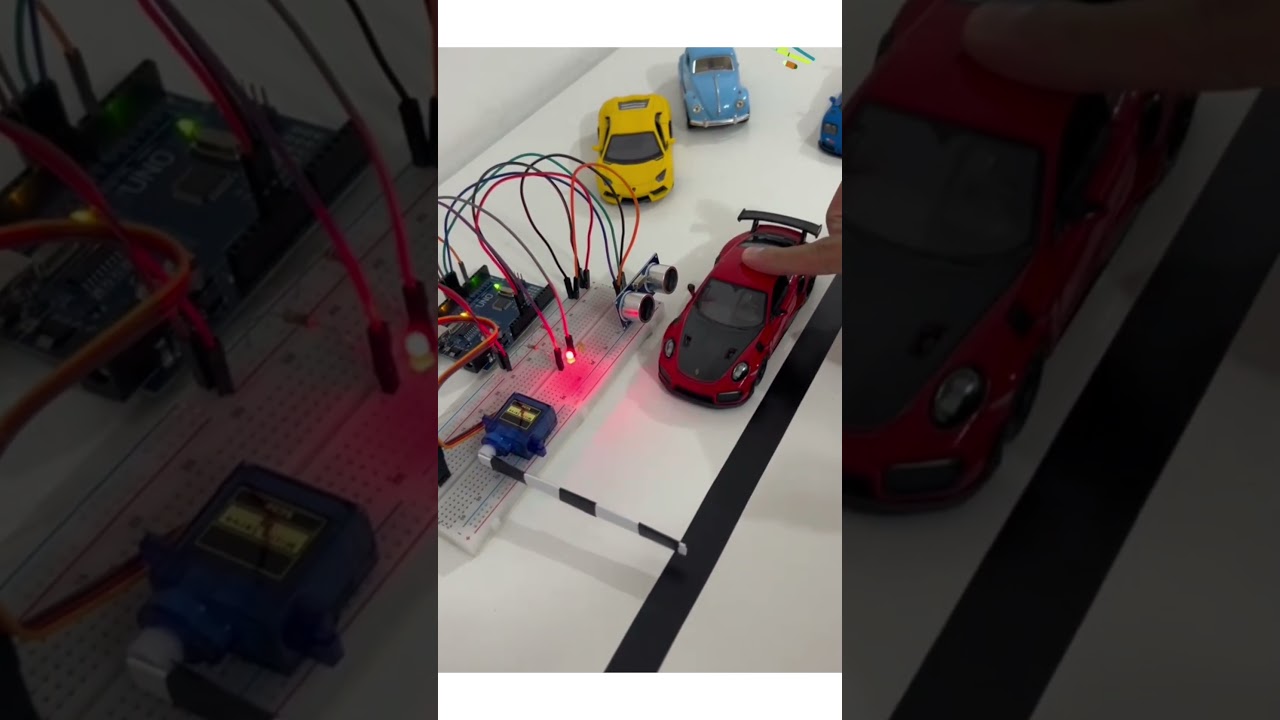 Arduino garaj - arduino garaj kapısı - arduino proje #3d #model #reels #shorts #roblox