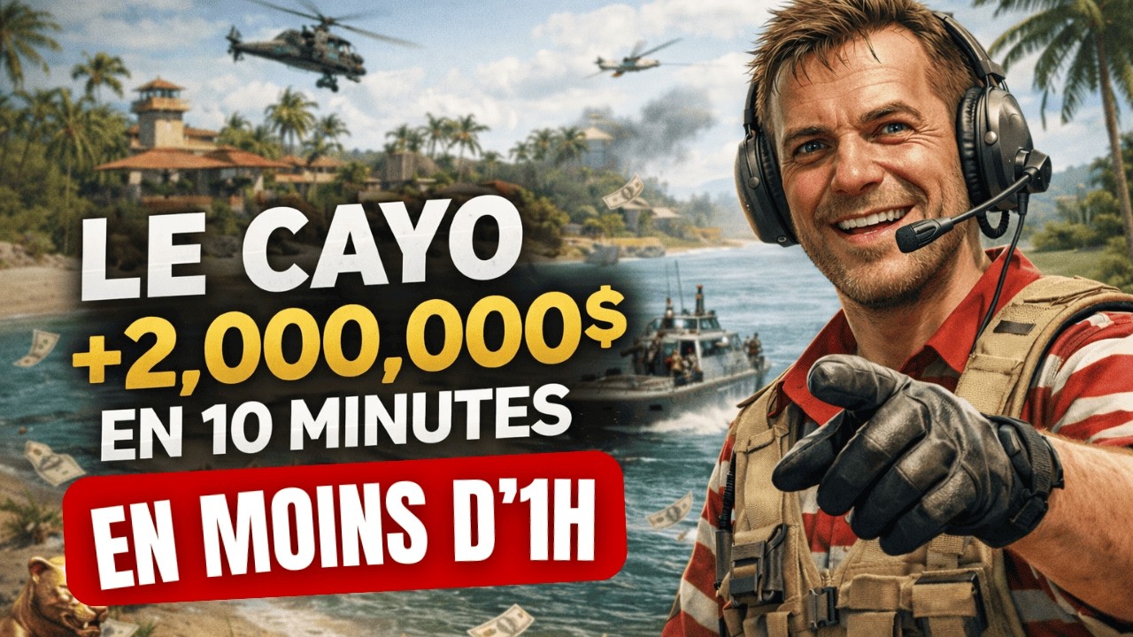 COMMENT lancer son PREMIER CAYO PERICO sur GTA V ONLINE ??