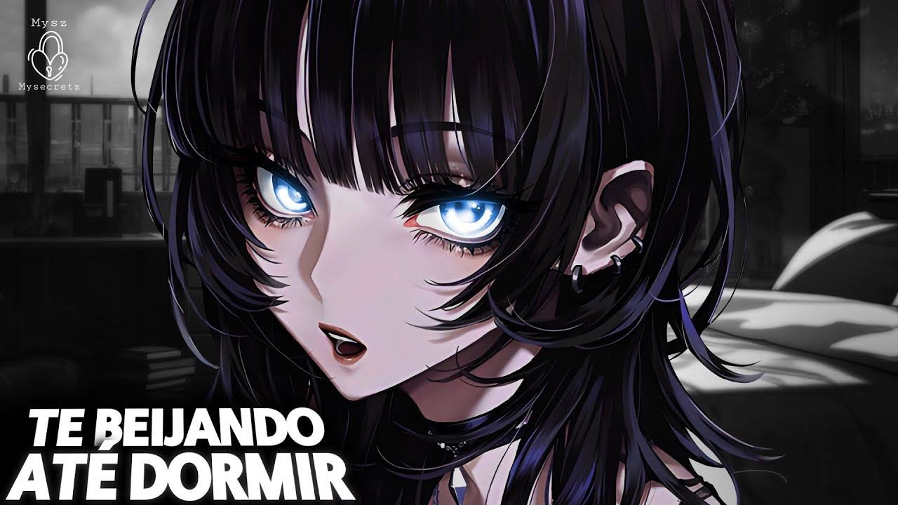 TE DANDO BEIJOS ATÉ VOCÊ DORMIR ❤️ | ASMR NAMORADA