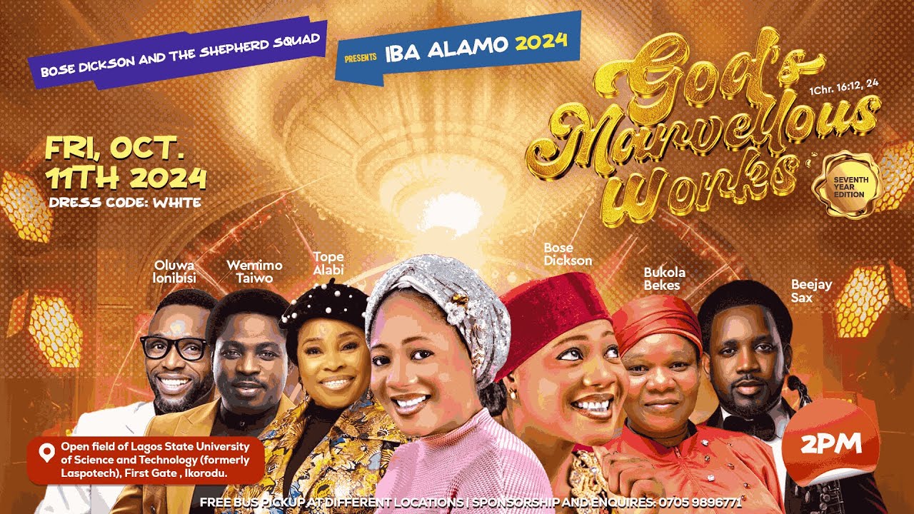 IBA ALAMO GOSPEL CONCERT 2024 ┃BOSE DICKSON┃ TOPE ALABI ┃ BUKOLA BEKES ┃BEEJAY SAX ┃ OLUWALONIBISI
