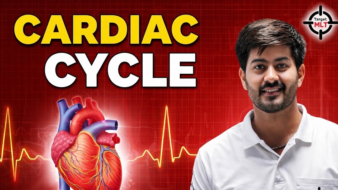 CARDIAC CYCLE WITH MCQS by Sachin Punia #DMLT #BMLT  #AIIMS #2026
