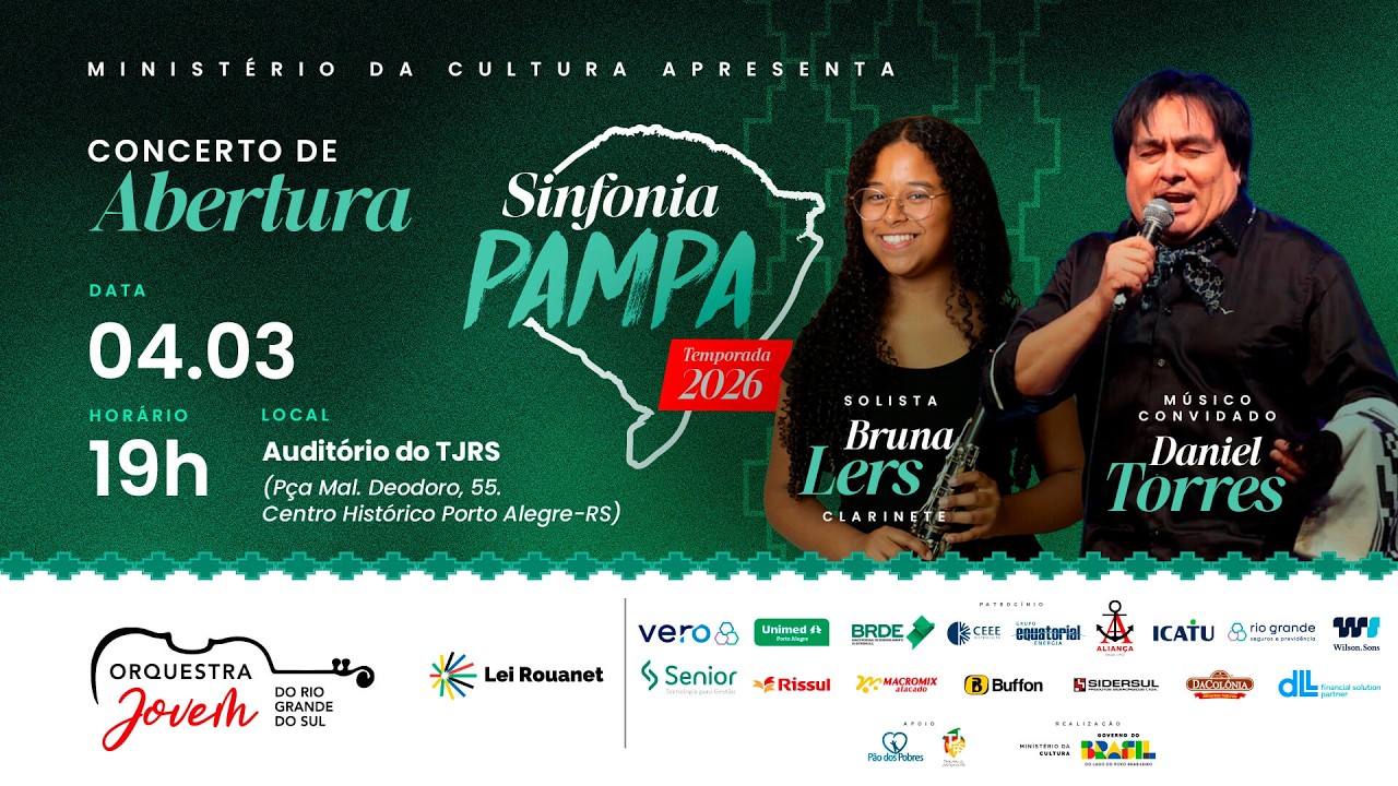 Sinfonia Pampa - Temporada 2026 - Concerto 04/03