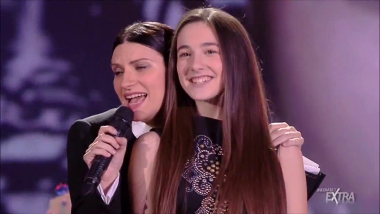 Laura Pausini com Matilde - LIMPIDO @ IO CANTO Christmas &hearts;