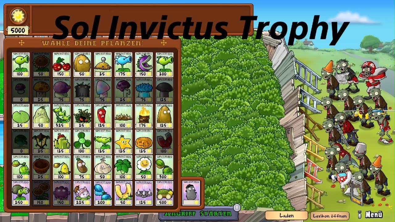 Plants vs. Zombies: Replanted PS5 Trophy Sol Invictus (no bugg and glitch 😊)
