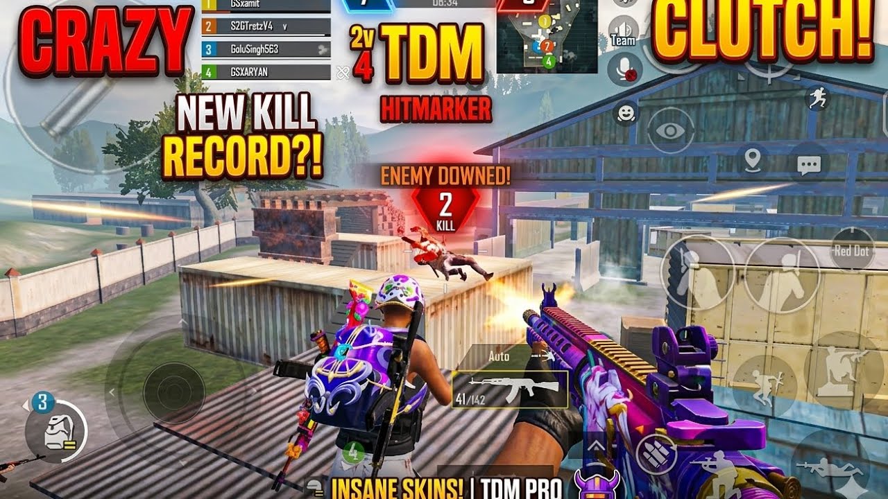BGMI TDM GAMEPLAY 