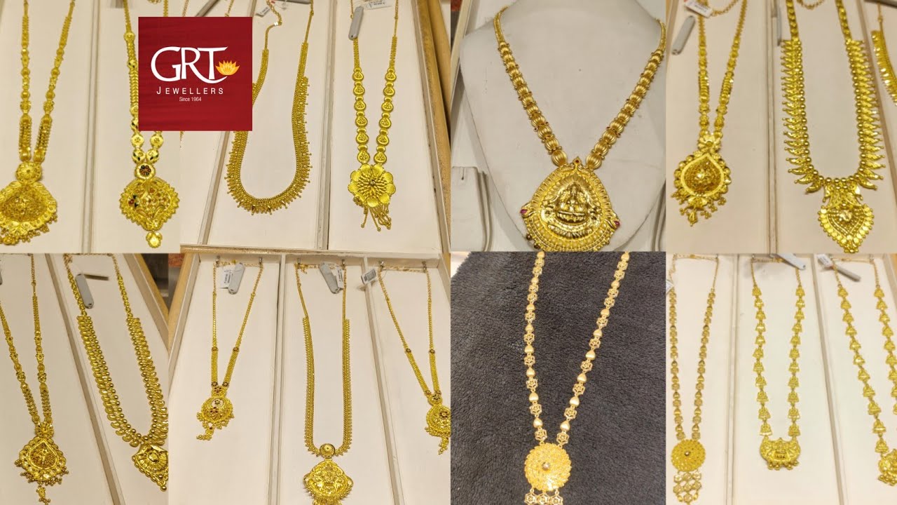 GRT Light Weight Gold Haram 3 Savaran Onwards/ Kerala, Mullai, Turkey & Coimbatore Haram