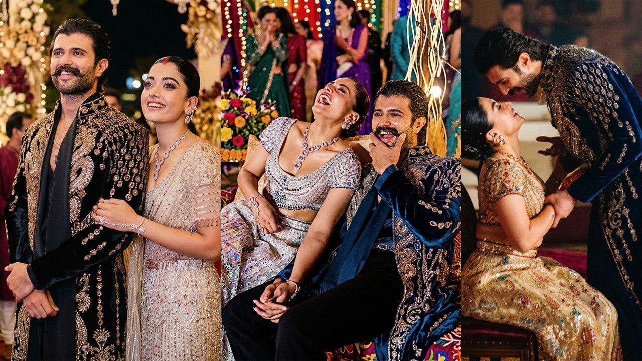 Rashmika Mandanna’s Dance at her Grand Sangeet with Vijay Deverakonda in Udaipur broke internet!
