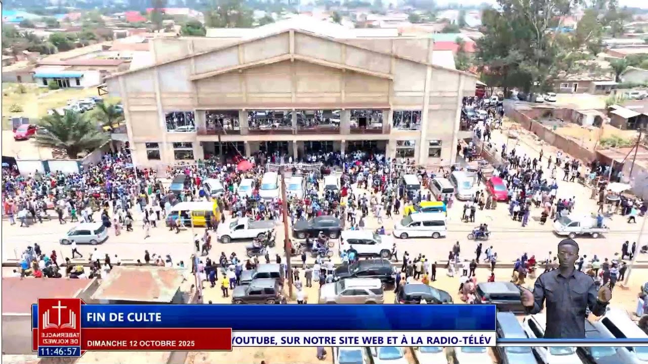 Tabernacle de Kolwezi, Dimanche 12 Octobre 2025 