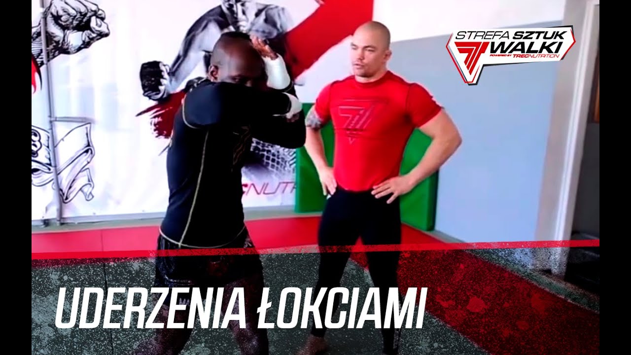 Uderzenia łokciami: Janu Malkriado Cruz i Bartosz Chyrek (Strefa Sztuk Walki)