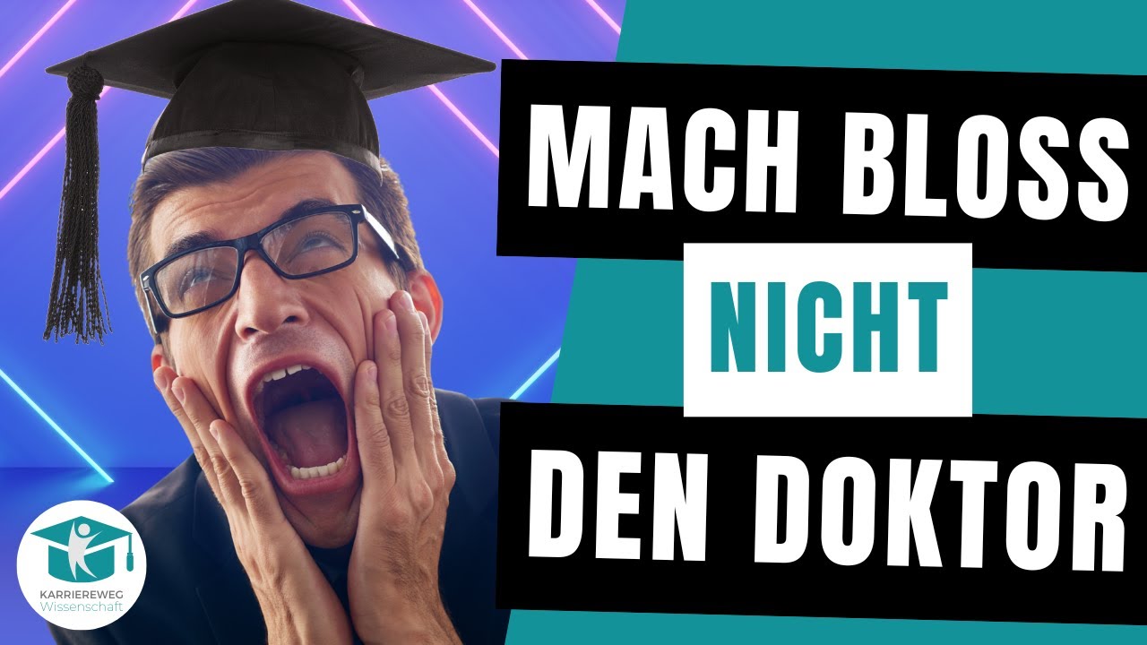 Warum Du NICHT promovieren solltest... (Insider-Einblicke)