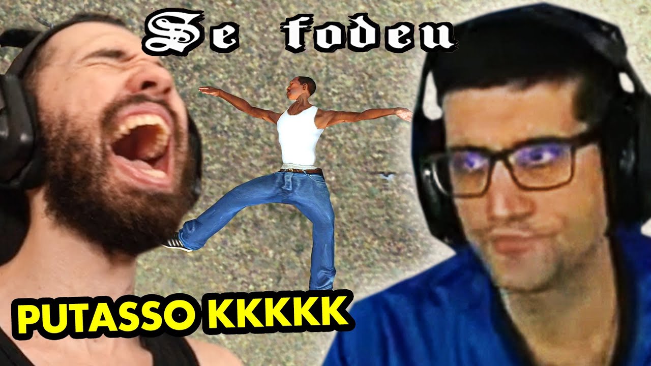 REAGINDO AO DAVY JONES JOGANDO GTA SAN ANDREAS KKKKKK