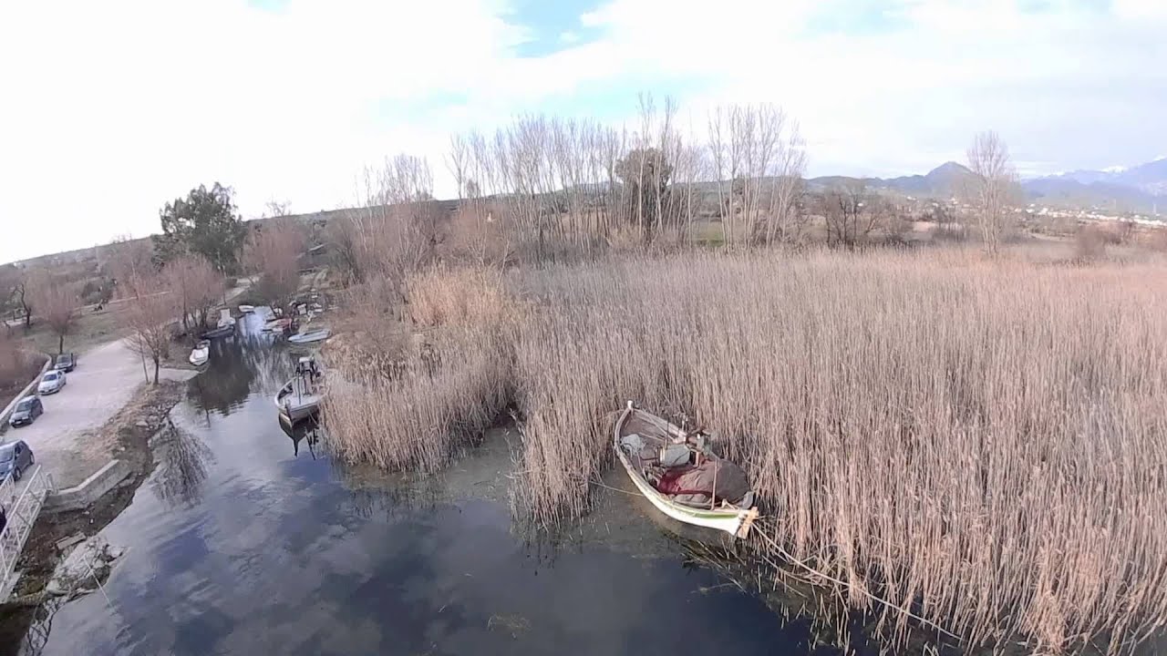 Η λίμνη Τριχωνίδα με Drone