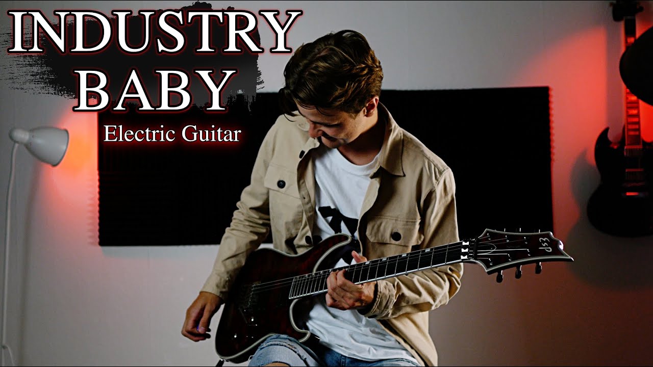 Lil Nas X, Jack Harlow - INDUSTRY BABY - Electric Guitar Cover