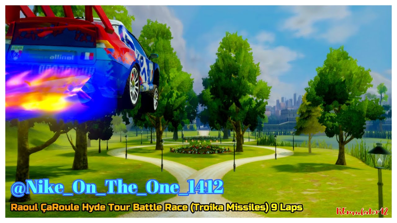 Cars 2 The Video Game | Raoul CaRoule - Battle Race (Troika Missiles) | Hyde Tour 9 Laps