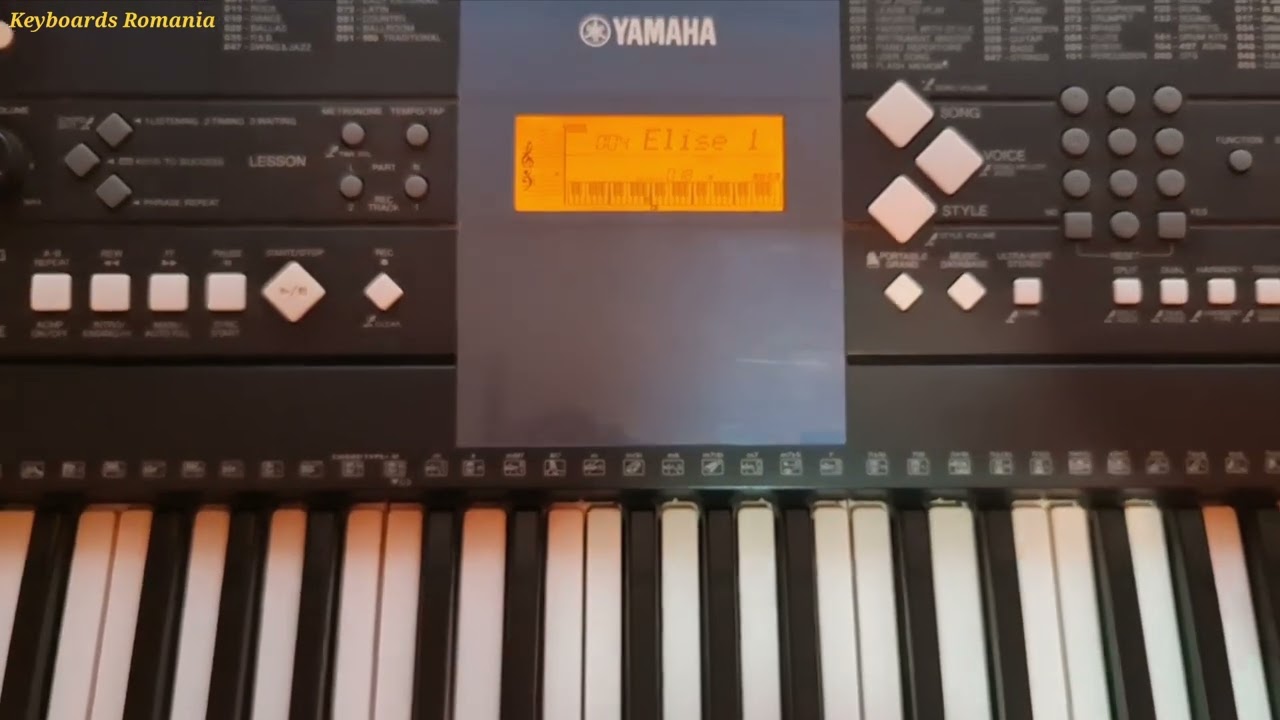 Yamaha PSR-E333 - Fur Elise (learning version)
