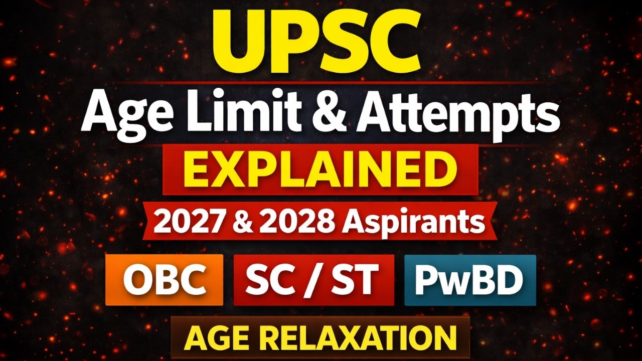 UPSC Age Limit & Attempts Explained  | Category Wise Age Relaxation | UPSC CSE Malayalam | UPSC 2027