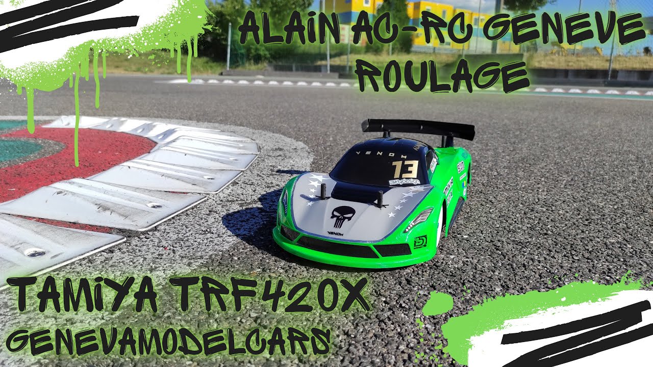 ROULAGE | TAMIYA TRF420X (Touring Car) | 1er Roulage - First Run