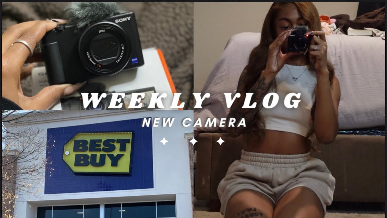 WEEKLY VLOG | unboxing my new camera (sony zv-1)