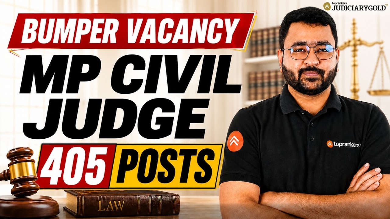 MP Civil Judge 405 Posts | Bumper Vacancy 2026!
