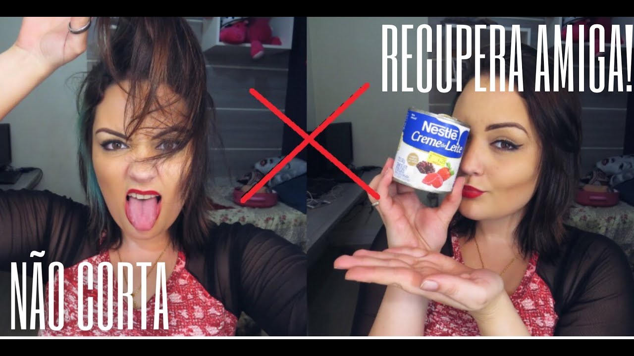Hidratação com Creme de Leite: NÃO CORTA, RECUPERA AMIGA!
