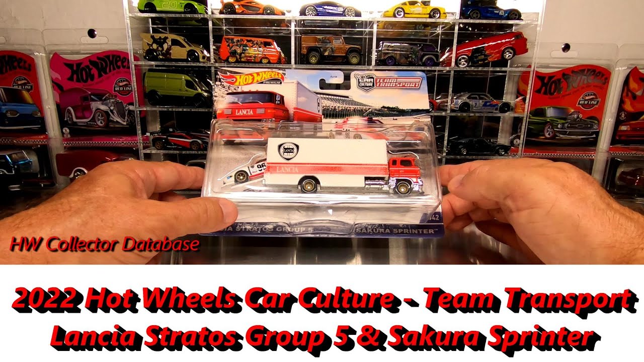 Hot Wheels 2022 Car Culture Team Transport #42 Lancia Stratos Group 5 & Sakura Sprinter!!