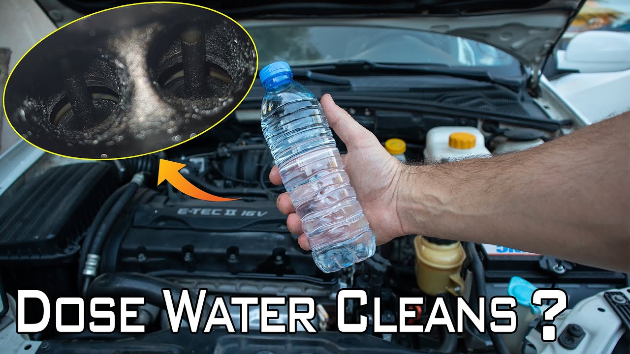 Does water cleanse intake valve of Direct/Indirect injection engine without REMOVING anything